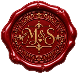 M&S Monogram Red Wax Seal